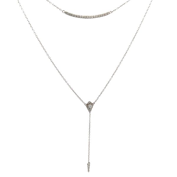 Estate - Lab Grown Diamond Necklace Flora Gems Decatur, IL