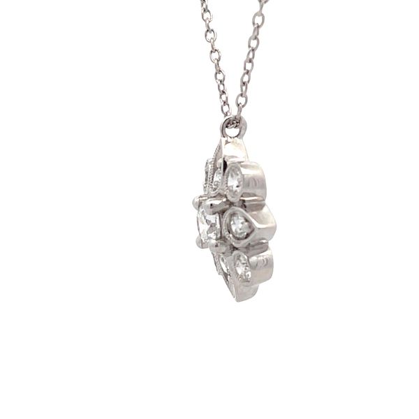Estate - Lab Grown Diamond Necklace Image 2 Flora Gems Decatur, IL
