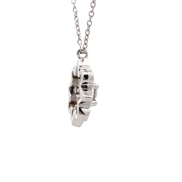 Estate - Lab Grown Diamond Necklace Image 4 Flora Gems Decatur, IL