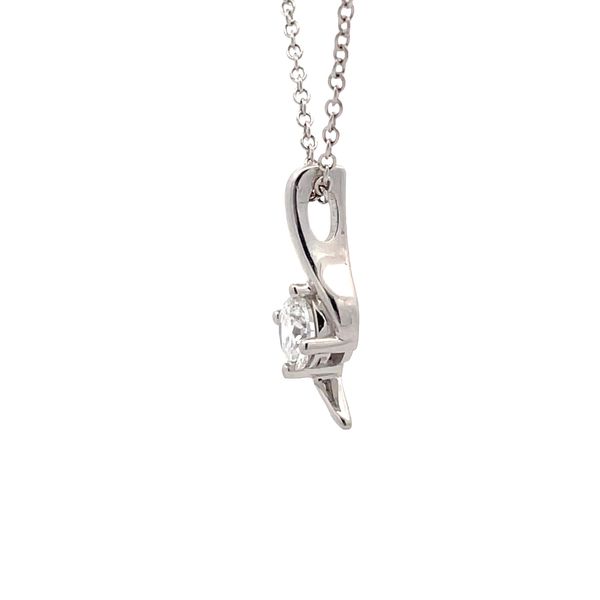 Estate - Lab Grown Diamond Necklace Image 2 Flora Gems Decatur, IL