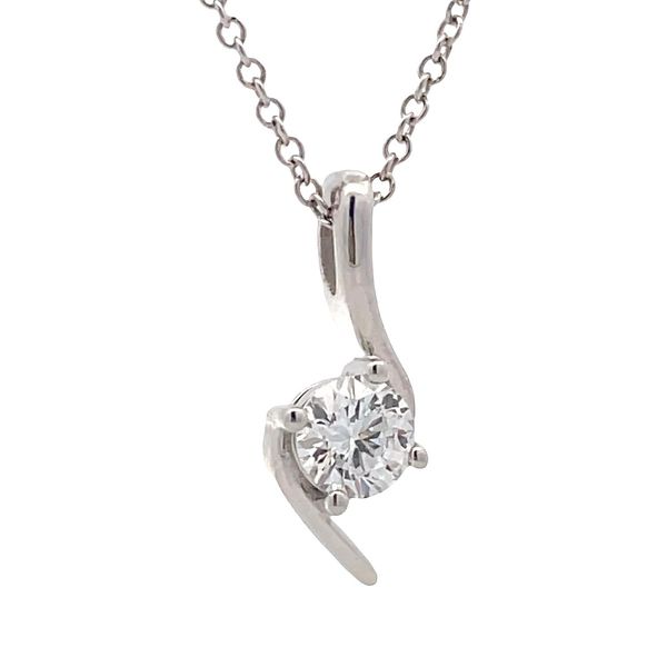 Estate - Lab Grown Diamond Necklace Flora Gems Decatur, IL