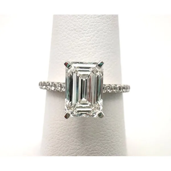 14 Karat White Gold Lab Grown Diamond Engagement Ring Forever Young Fine Jewelers St. George, UT