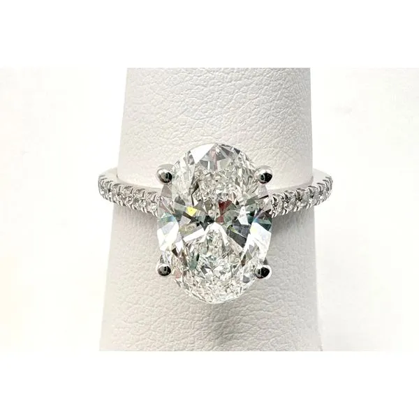 14 Karat White Gold Lab Grown Diamond Engagement Ring Forever Young Fine Jewelers St. George, UT