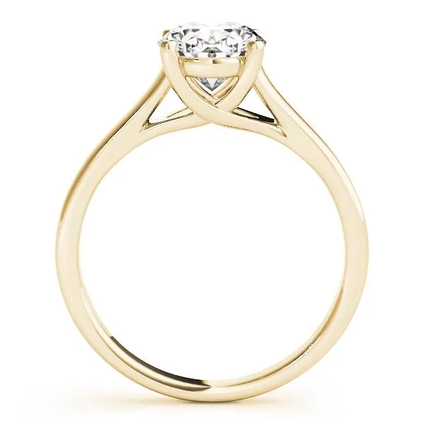 14 Karat Yellow Gold Moissanite Engagement Ring Image 2 Forever Young Fine Jewelers St. George, UT