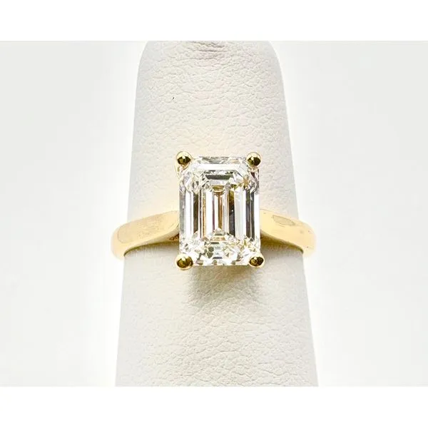 14 Karat Yellow Gold Emerald Cut Diamond Engagement Ring Forever Young Fine Jewelers St. George, UT