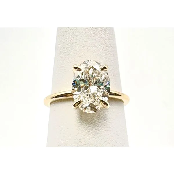 14 Karat Yellow Gold Oval Diamond Engagement Ring Forever Young Fine Jewelers St. George, UT
