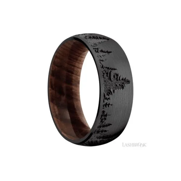 Black Zirconium Wedding Band. Forever Young Fine Jewelers St. George, UT