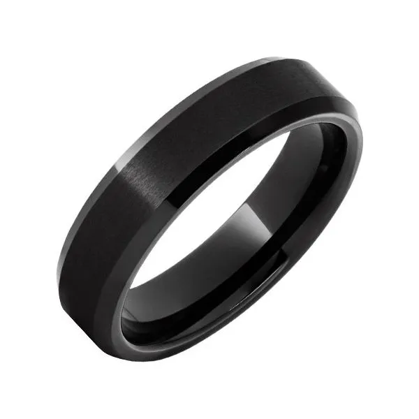 Black Diamond Ceramic Wedding Band Forever Young Fine Jewelers St. George, UT