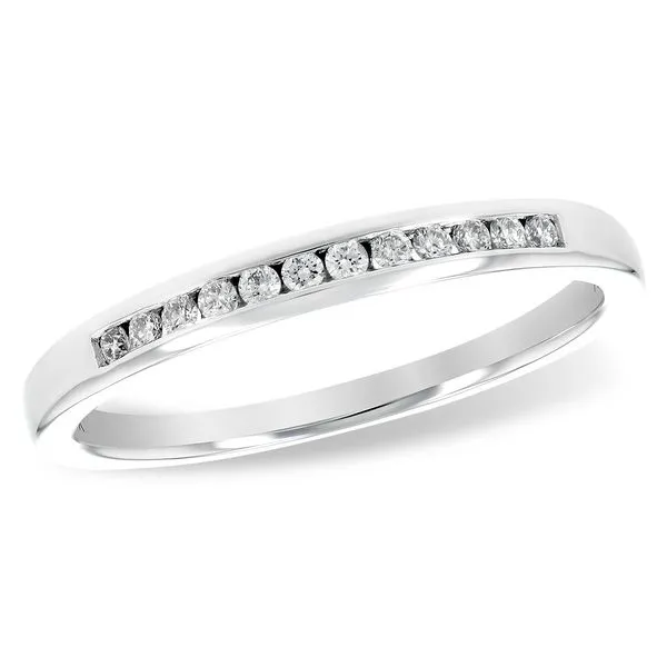 14 Karat White Gold Channel Set Anniversary Band Forever Young Fine Jewelers St. George, UT