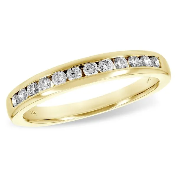 14 Karat White Gold Channel Set Diamond Anniversary Band Forever Young Fine Jewelers St. George, UT