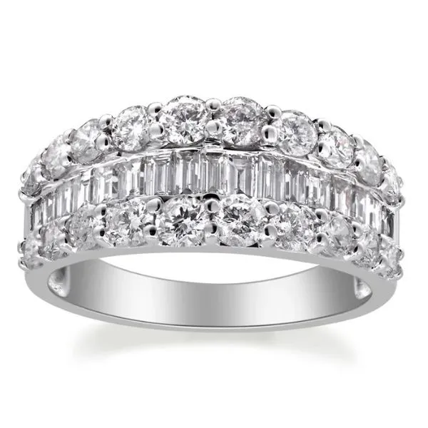 14 Karat White Gold Diamond Anniversary Ring Forever Young Fine Jewelers St. George, UT