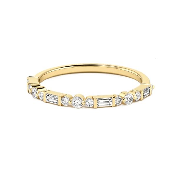 14 Karat Yellow Gold Diamond Anniversary Ring Image 2 Forever Young Fine Jewelers St. George, UT