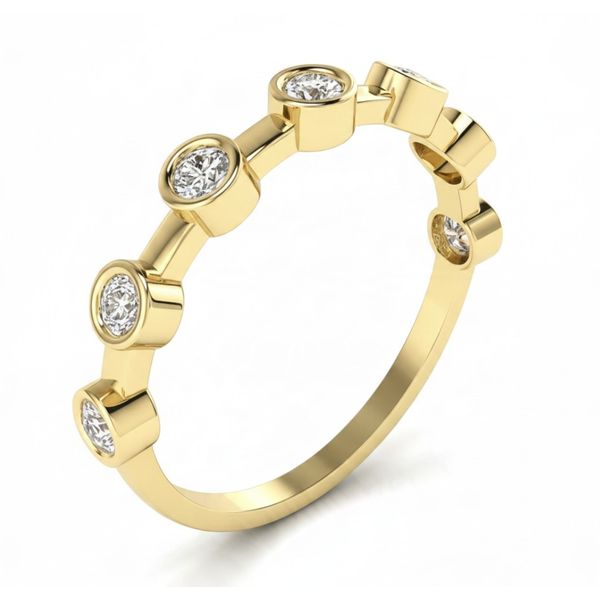 14 Karat Yellow Gold Lab Grown Diamond Anniversary Band Forever Young Fine Jewelers St. George, UT