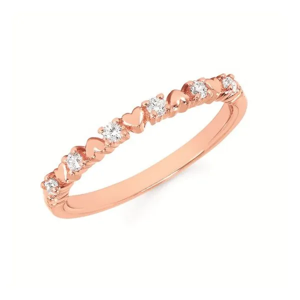 14 Karat Rose Gold Heart Diamond Fashion Ring Forever Young Fine Jewelers St. George, UT
