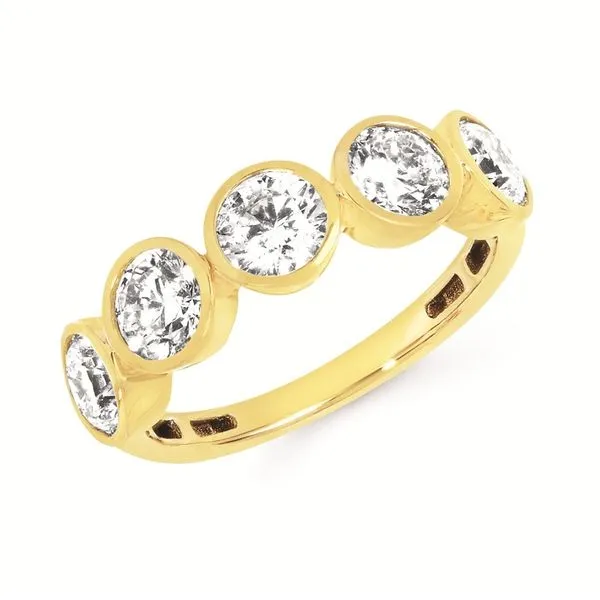 14 Karat Yellow Gold Diamond Fashion Ring With Round Brilliant Cut Lab Grown Diamonds Forever Young Fine Jewelers St. George, UT