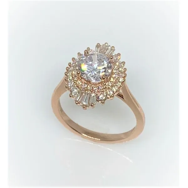 14 Karat Rose Gold Diamond Engagement Ring Semi-Mounting Forever Young Fine Jewelers St. George, UT