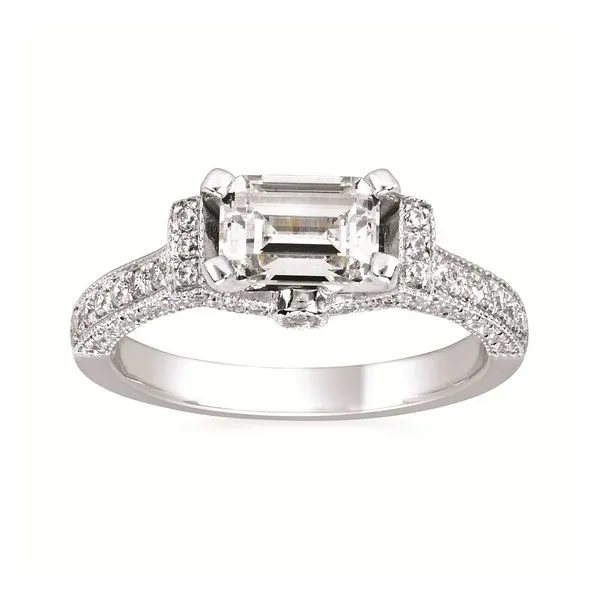14 Karat White Gold Diamond Semi-Mount Engagement Ring Forever Young Fine Jewelers St. George, UT
