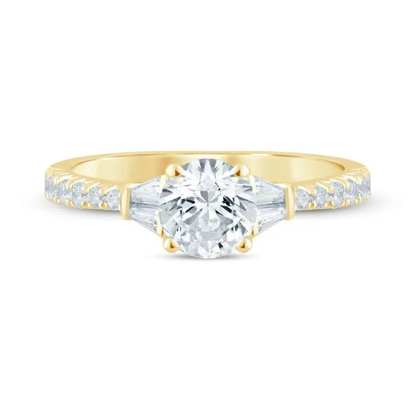 14 Karat Yellow Gold Engagement Ring Mounting Forever Young Fine Jewelers St. George, UT