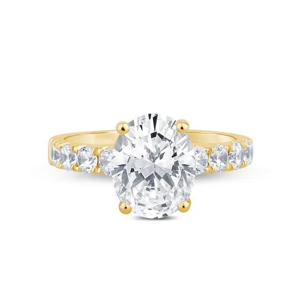 14 Karat Yellow Gold Semi Mounting Engagement Ring Forever Young Fine Jewelers St. George, UT