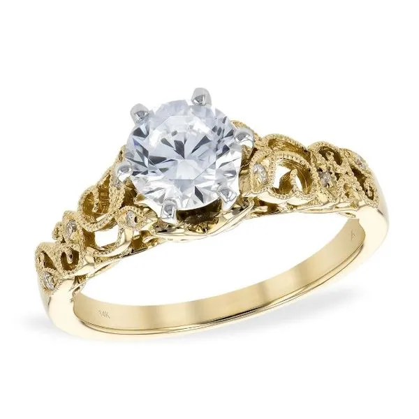 14 Karat Yellow Gold Semi Mount Diamond Engagement Ring Forever Young Fine Jewelers St. George, UT