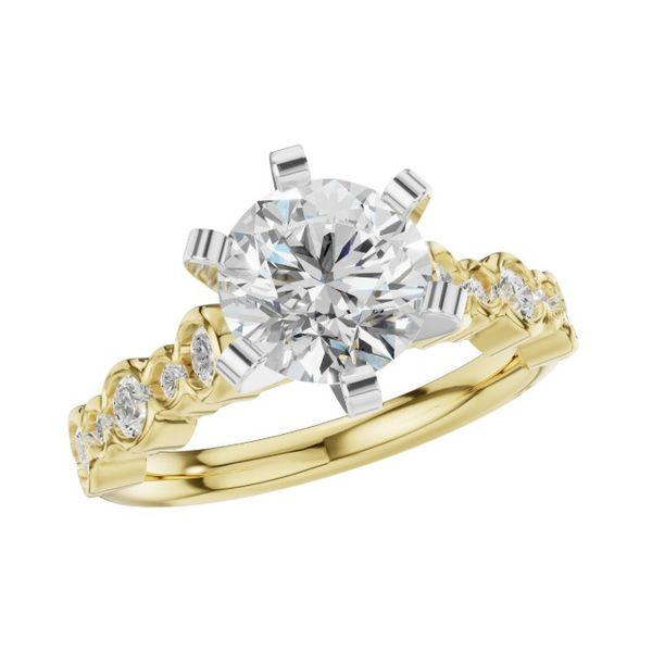 14 Karat Yellow Gold Diamond Engagement Ring Semi Mounting Forever Young Fine Jewelers St. George, UT