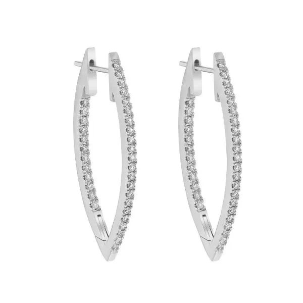 14 Karat White Gold Diamond Earrings Forever Young Fine Jewelers St. George, UT
