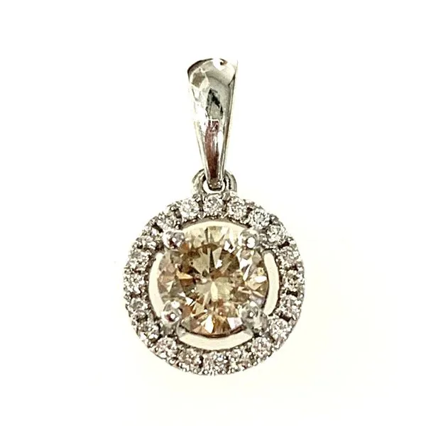 18 Karat White Gold Diamond Fashion Pendant Forever Young Fine Jewelers St. George, UT