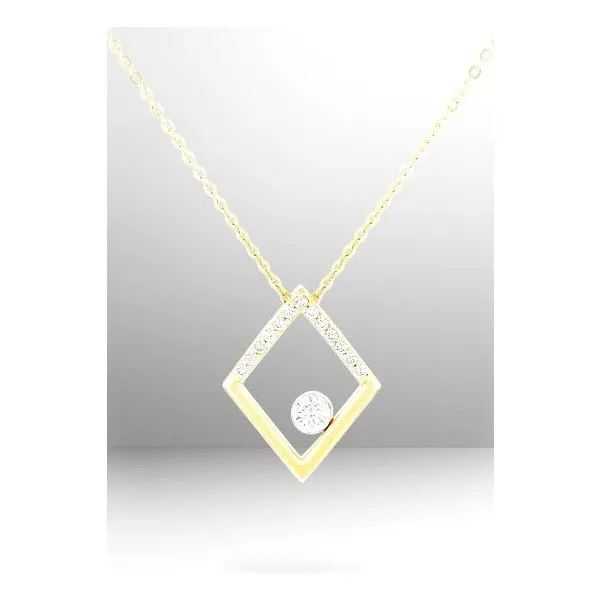 14 Karat Yellow Gold Diamond Fashion Pendant Forever Young Fine Jewelers St. George, UT