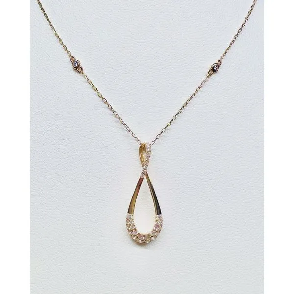 14 Karat Yellow Gold Diamond Fashion Pendant Forever Young Fine Jewelers St. George, UT