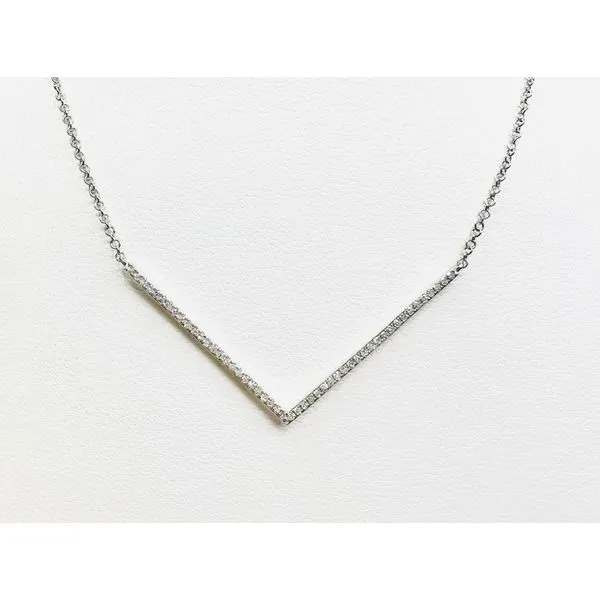 14 Karat White Gold Diamond Fashion Pendant Forever Young Fine Jewelers St. George, UT