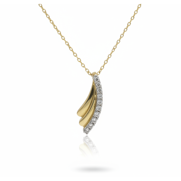 14 Karat Yellow Gold Diamond Fashion Pendant Forever Young Fine Jewelers St. George, UT