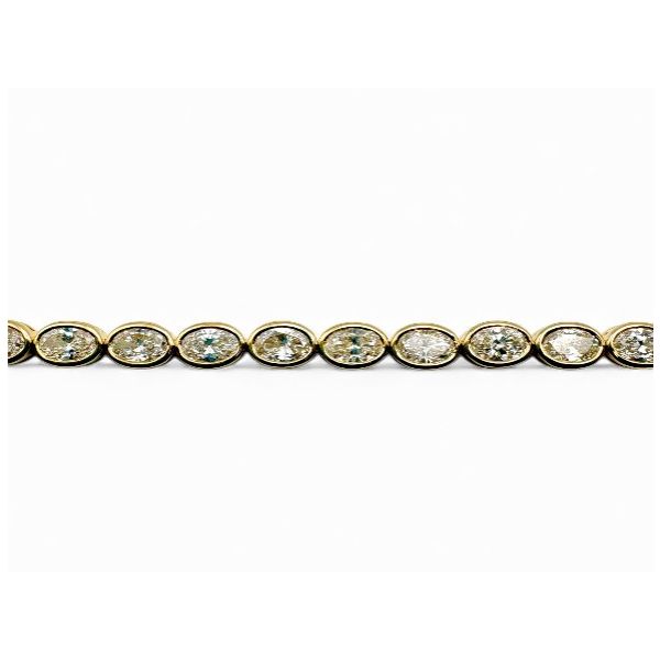 14 Karat Yellow Gold Lab Grown Diamond Tennis Bracelet Image 2 Forever Young Fine Jewelers St. George, UT