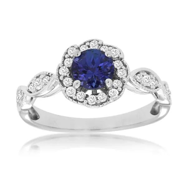 14 Karat White Gold Tanzanite and Diamond Fashion Ring Forever Young Fine Jewelers St. George, UT