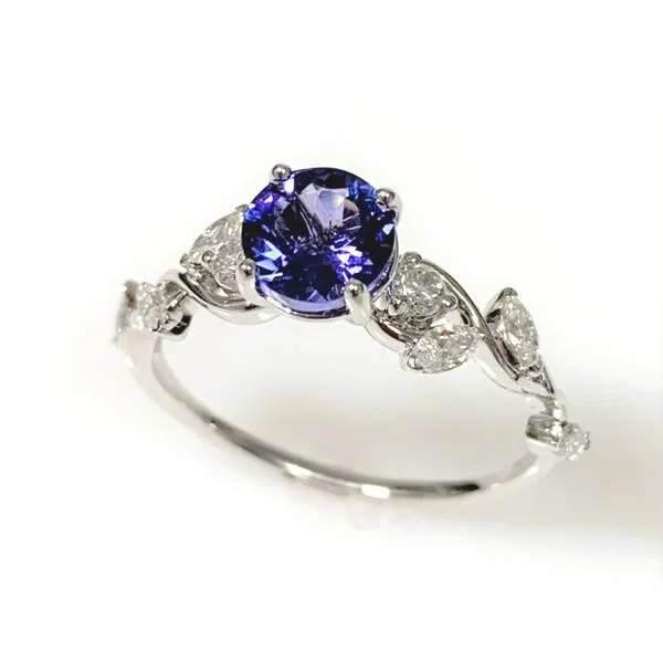 14 Karat White Gold Tanzanite and Diamond Fashion ring Forever Young Fine Jewelers St. George, UT