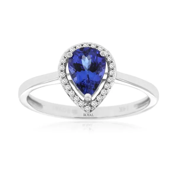 14 Karat White Gold Tanzanite and Diamond Ring Forever Young Fine Jewelers St. George, UT