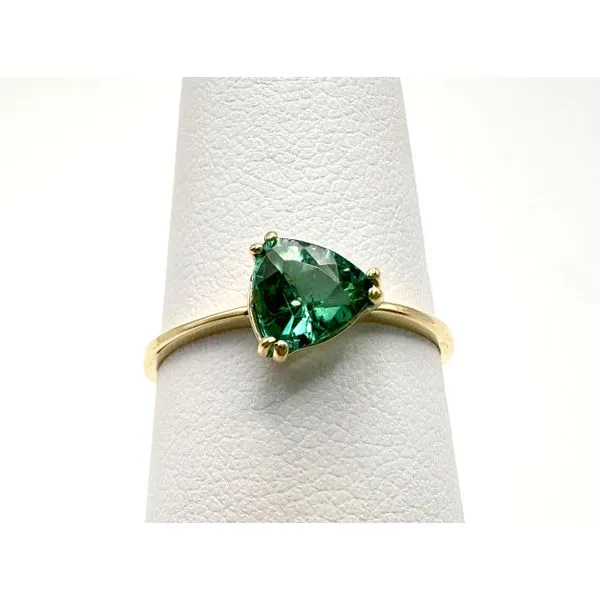 14 Karat Yellow Gold Green Quartz Fashion Ring Forever Young Fine Jewelers St. George, UT