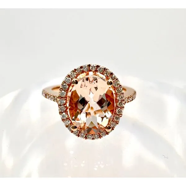 14 Karat Rose Gold Morganite Gemstone Fashion Ring Forever Young Fine Jewelers St. George, UT