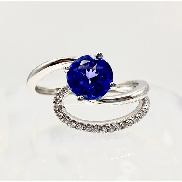 14 Karat White Gold Tanzanite And Diamond Fashion Ring Forever Young Fine Jewelers St. George, UT