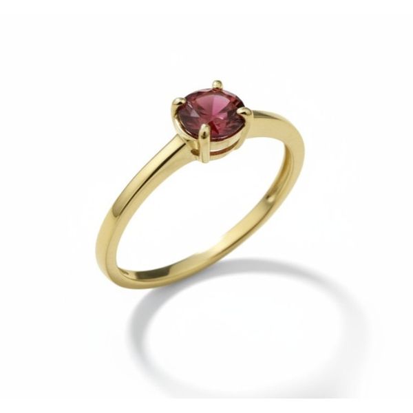 14 Karat Yellow Gold Garnet Gemstone Ring Forever Young Fine Jewelers St. George, UT