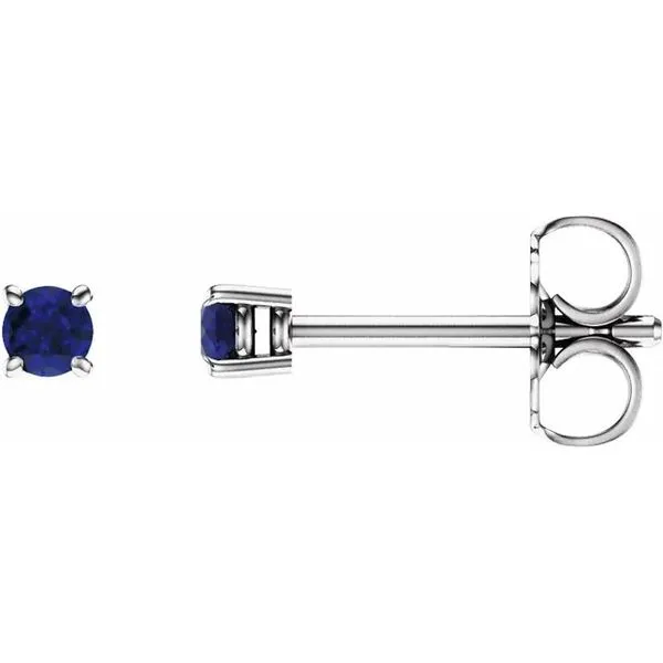 14 Karat White Gold Gemstone Stud Earrings Forever Young Fine Jewelers St. George, UT