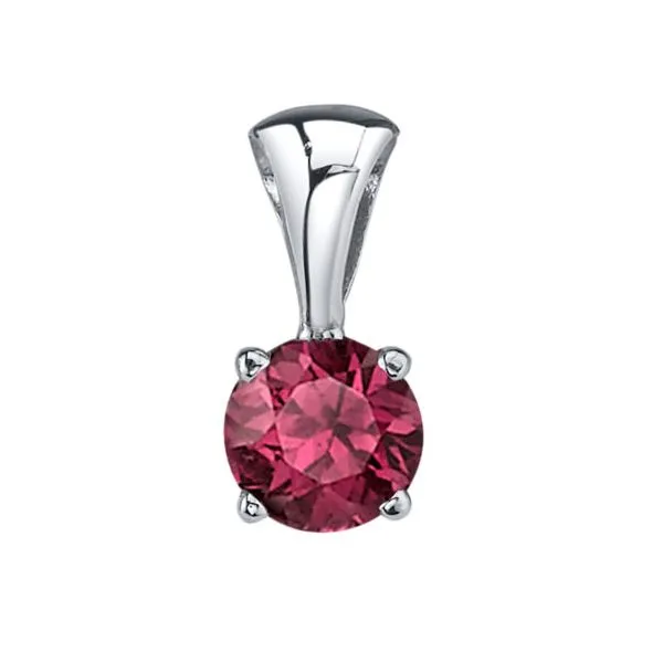 Rhodolite Garnet Solitaire Pendant Forever Young Fine Jewelers St. George, UT