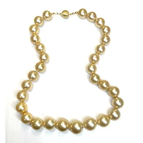Single Strand of Golden South Sea Pearls Forever Young Fine Jewelers St. George, UT