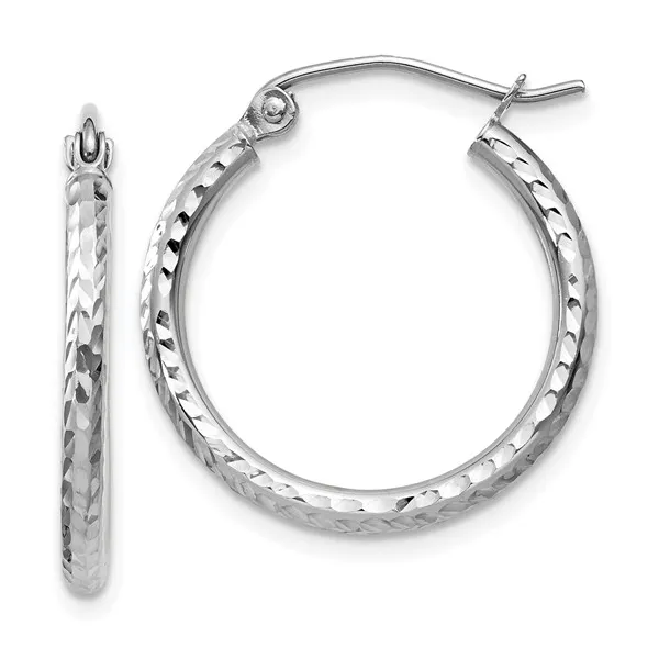 A pair of 14 karat white gold Forever Young Fine Jewelers St. George, UT