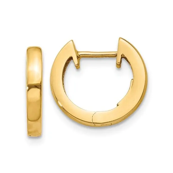 14 Karat Yellow Gold 'Huggie' Style Earrings Forever Young Fine Jewelers St. George, UT