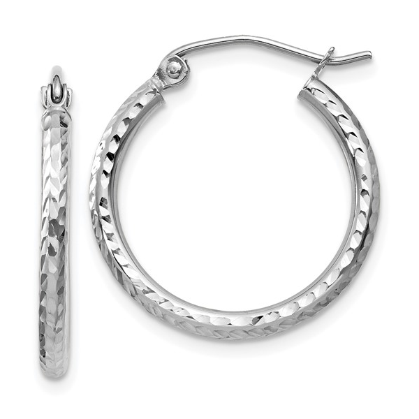 A pair of 14 karat white gold Forever Young Fine Jewelers St. George, UT