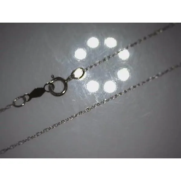 White Gold Fine Cable Link Chain Forever Young Fine Jewelers St. George, UT