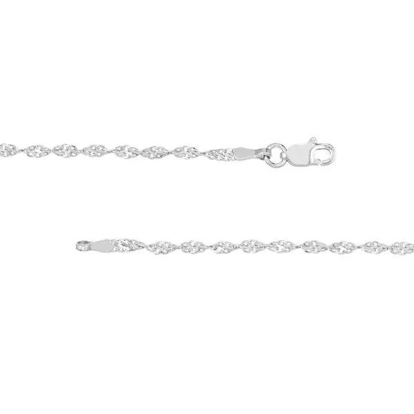 14 Karat White Gold Dorica Chain Image 2 Forever Young Fine Jewelers St. George, UT