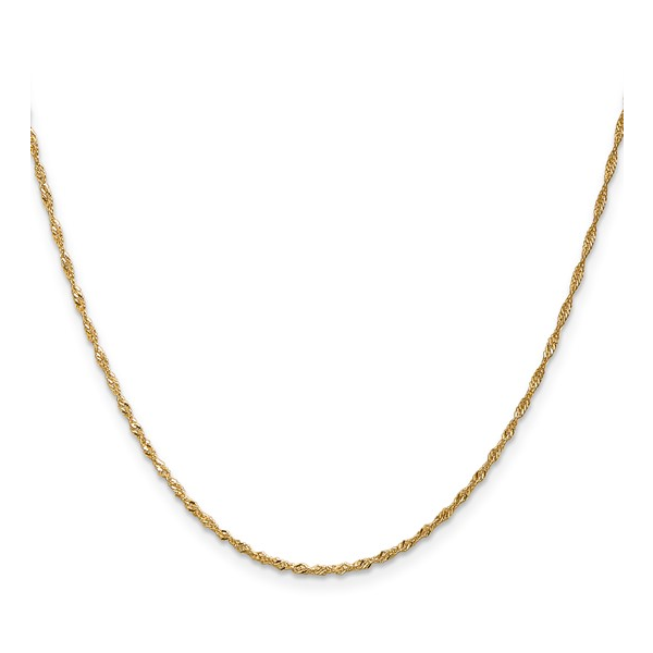 Leslie's 14 Karat Yellow Gold Singapore Chain Forever Young Fine Jewelers St. George, UT