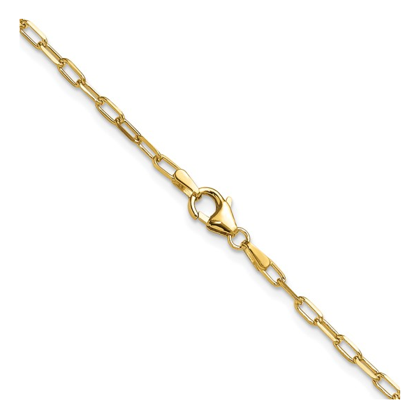 Leslie's 14 Karat Yellow Gold Diamond Cut Paperclip Chain Forever Young Fine Jewelers St. George, UT