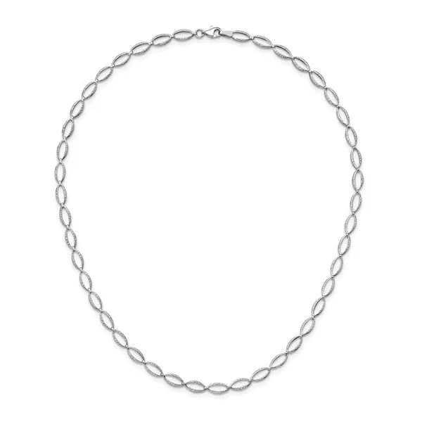 Leslie's 14 Karat White Gold Fashion Necklace Image 2 Forever Young Fine Jewelers St. George, UT